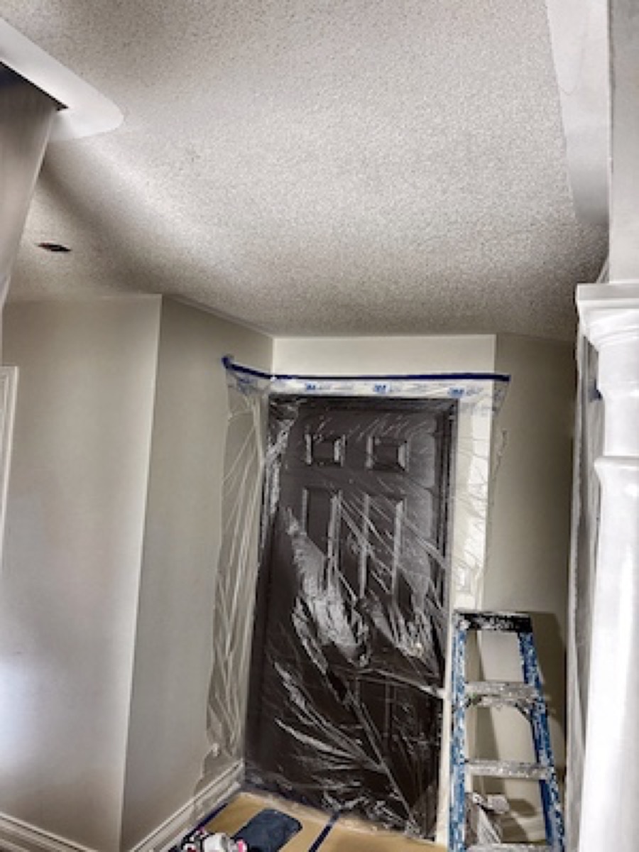 St. Catharines popcorn ceiling removal project 3