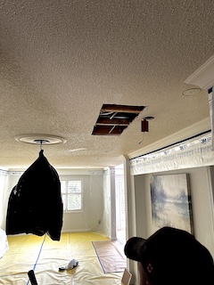 Basement drywall installation framing to finish